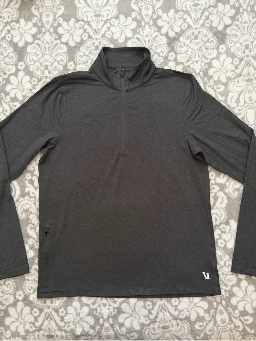VUORI MEN'S EASE PERFORMANCE 1/2 ZIP 2.0 SIZE S